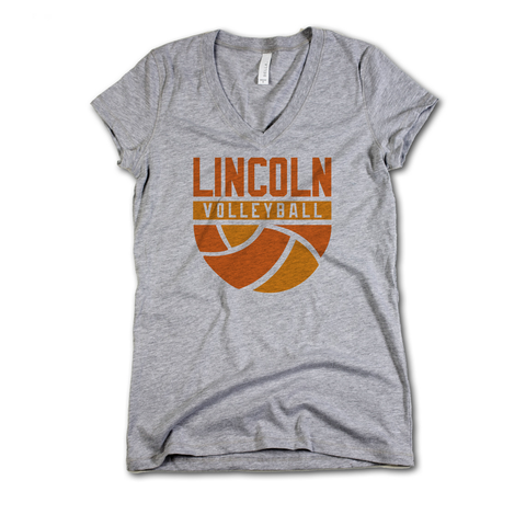 V-Neck Athletic Gray