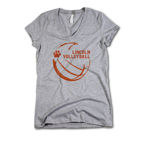 V-Neck Athletic Gray