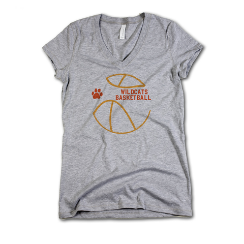 V-Neck Athletic Gray